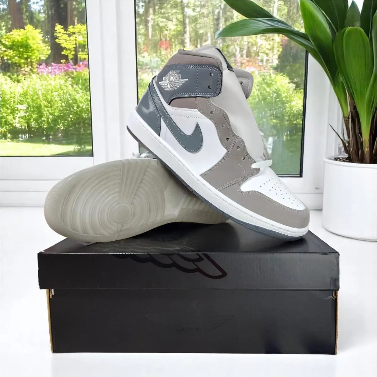 Nike shoes - Nike Air Jordan 1 - Air - HF3216-100 - Gray 0