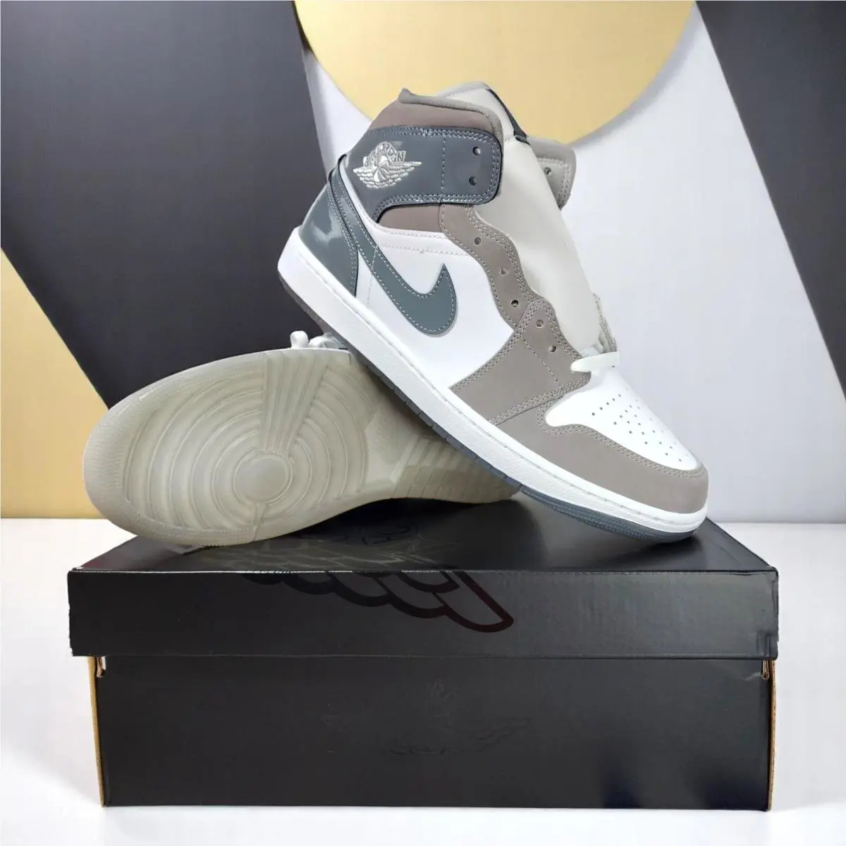 Nike shoes - Nike Air Jordan 1 - Air - HF3216-100 - Gray 16