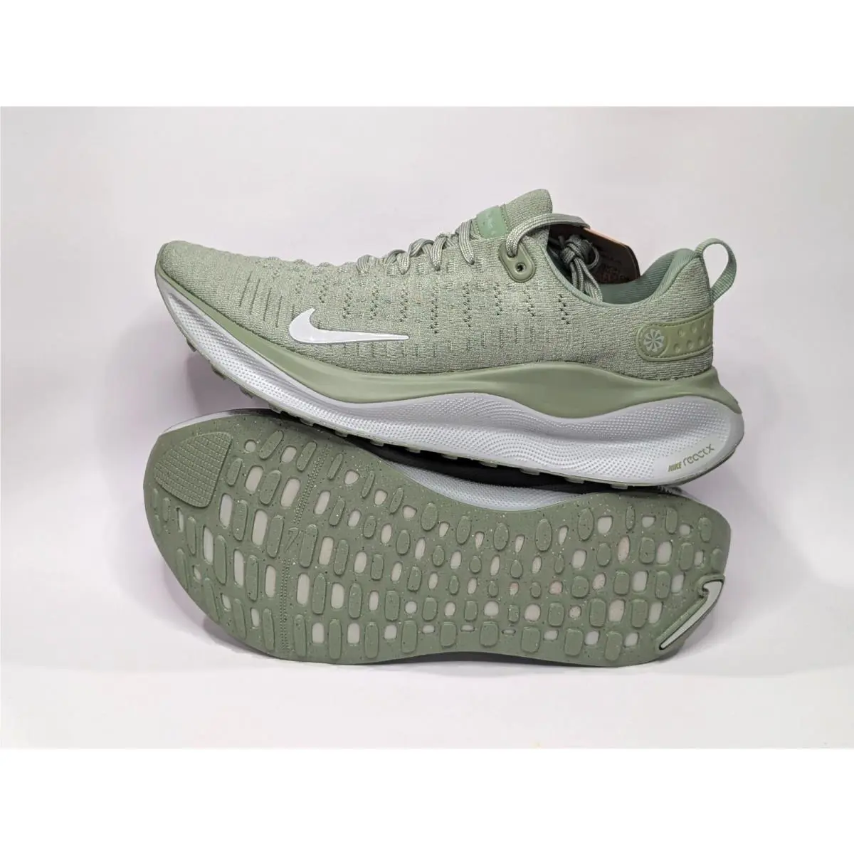 Nike shoes - Nike ReactX Infinity Run 4 - DR2665-300 - Oil Green/Silver 2