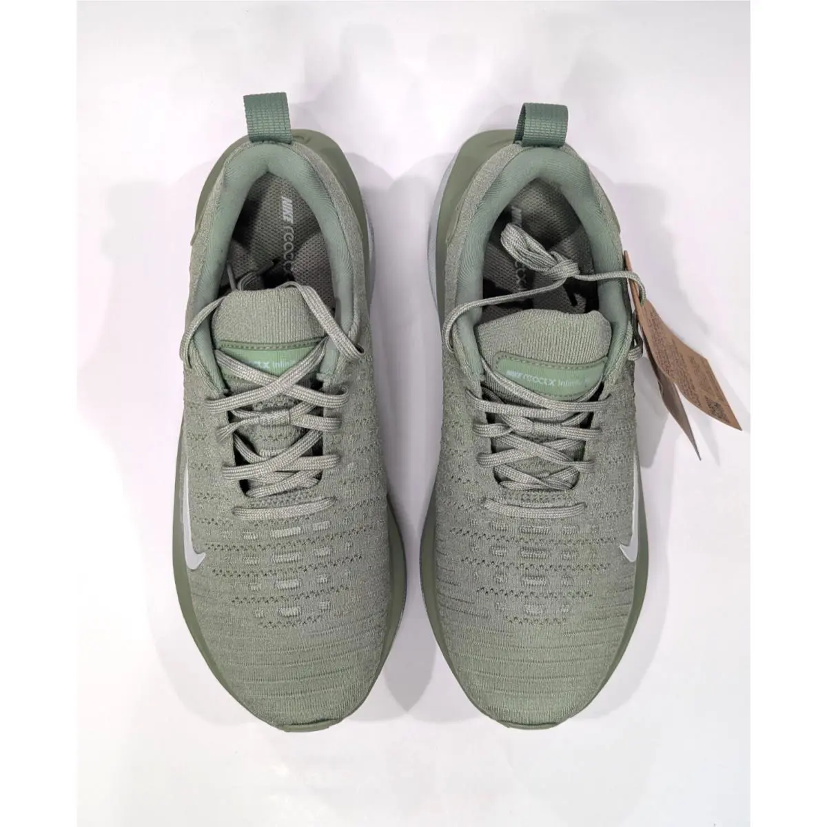 Nike shoes - Nike ReactX Infinity Run 4 - DR2665-300 - Oil Green/Silver 9