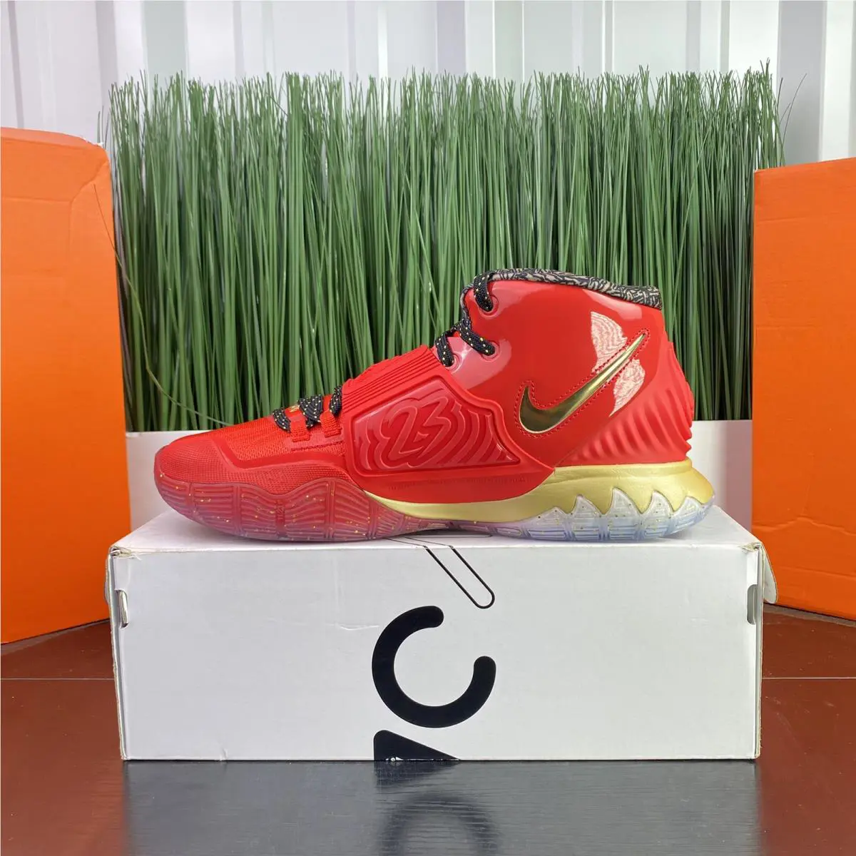 Nike shoes - Nike Kyrie 6 - Kyrie - CD5028-900 - Red 9