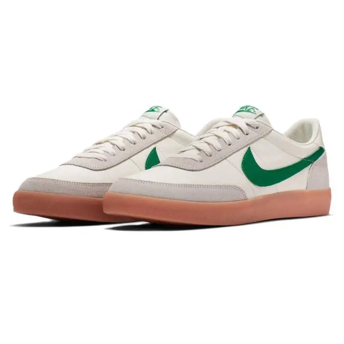 Nike Mens Killshot 2 Leather Sail /lucid Green/oil Grey Gum 432997-111 i - Sail / Lucid Green