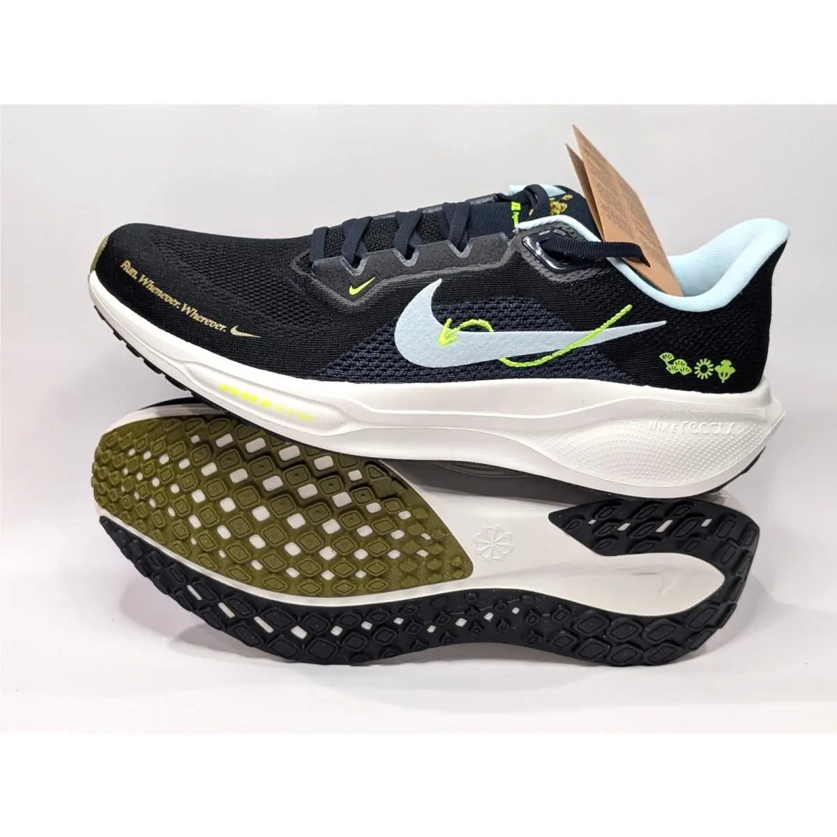 Nike shoes - Nike Air Zoom Pegasus 41 - HQ3452-041 - Black/Blue/Volt 12