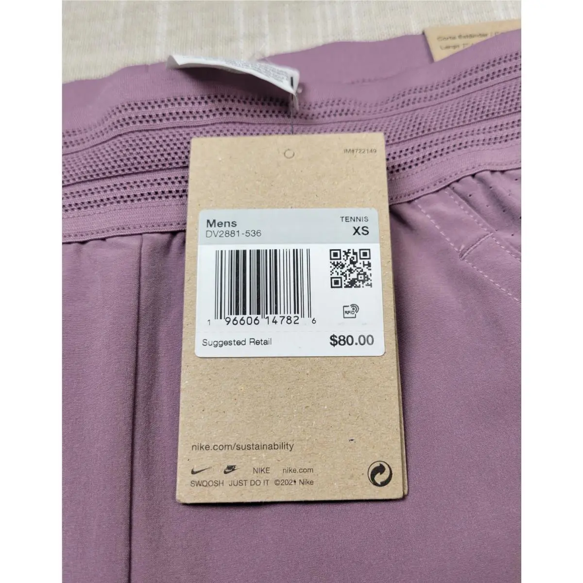 Nike clothing - Nike Rafa Nadal - Rafa Nadal - DV2881-536 - Violet Dust White 8