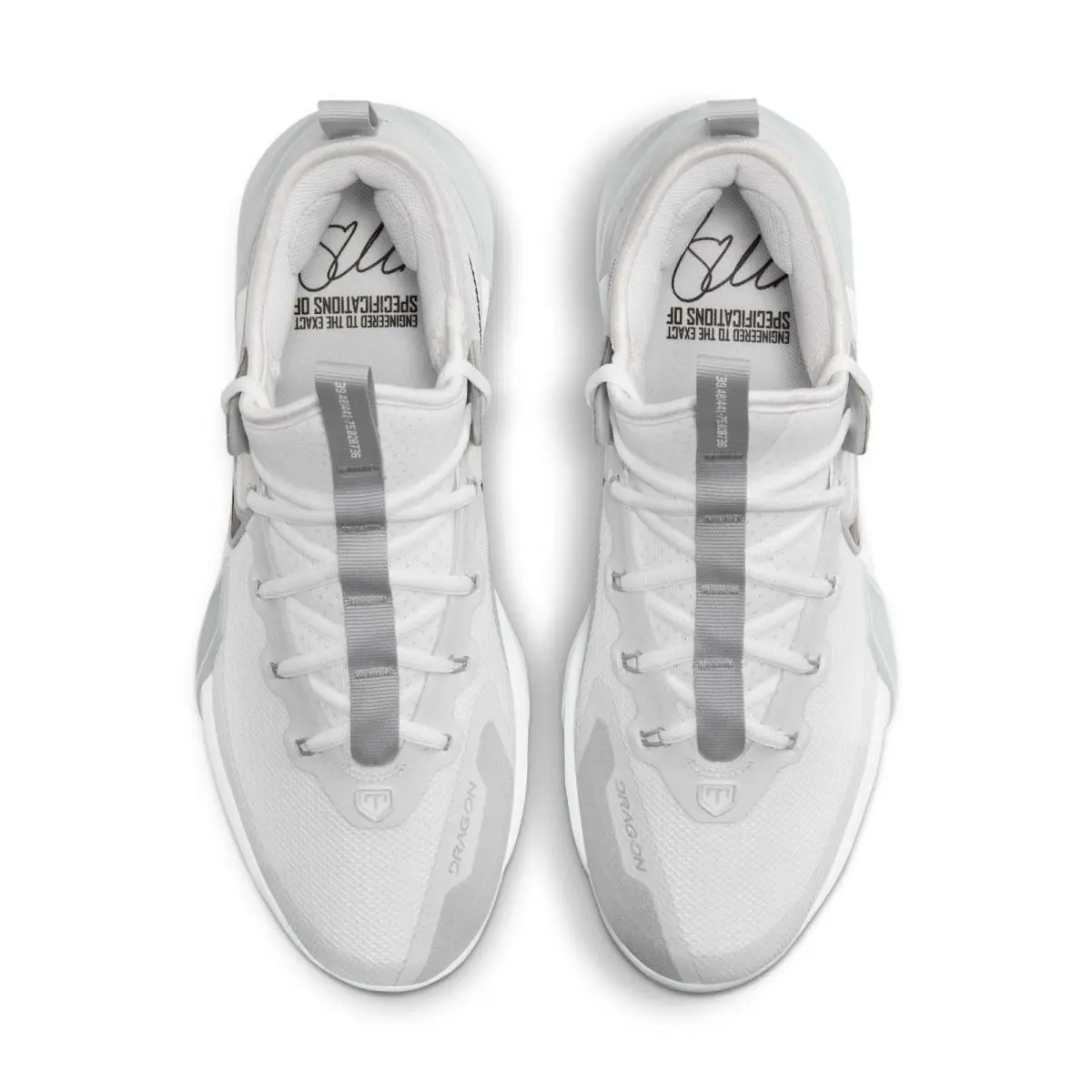 Nike shoes - White/Pure Platinum/Bright Crimson/Black 3