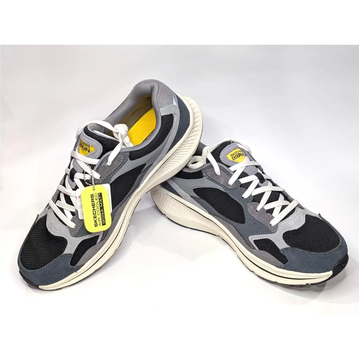 Skechers shoes - Skechers Go Run Consistent 2.0 Retro Runner V1 - 220872/CCBK - Charcoal/Black 9