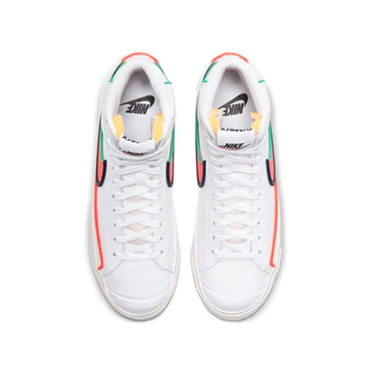 Nike shoes - Nike W Blazer Mid `77 Infinite - DC1746-103 - White/Bright Crimson-Blue Void 3
