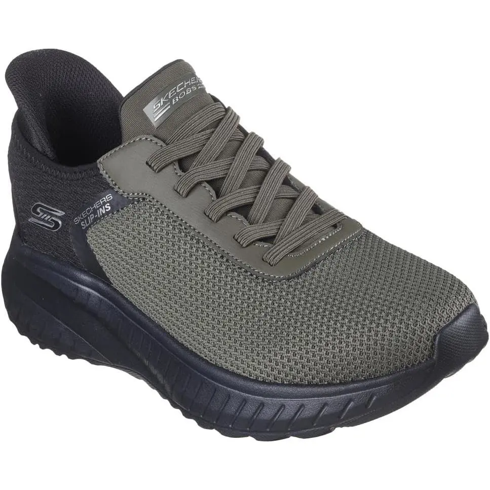 Skechers Men`s Hands Free Slip-ins Squad Chaos-balanced Edge Sneaker - Olive