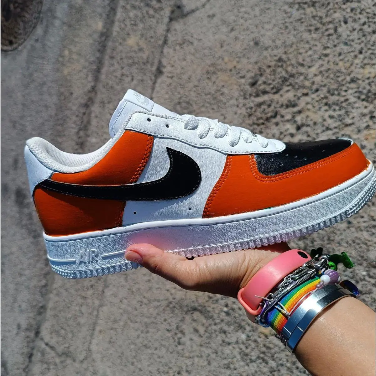 Nike shoes - Nike Air Force 1 - Air Force - DD8959-100 - Orange 14
