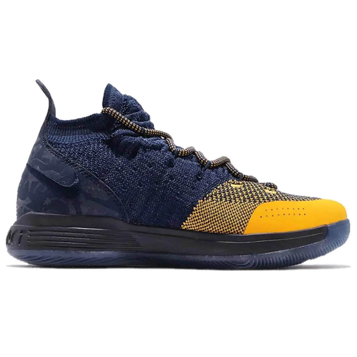 Nike shoes - Nike KD11 (GS) - AH3465 400 - College Navy/University Gold 7