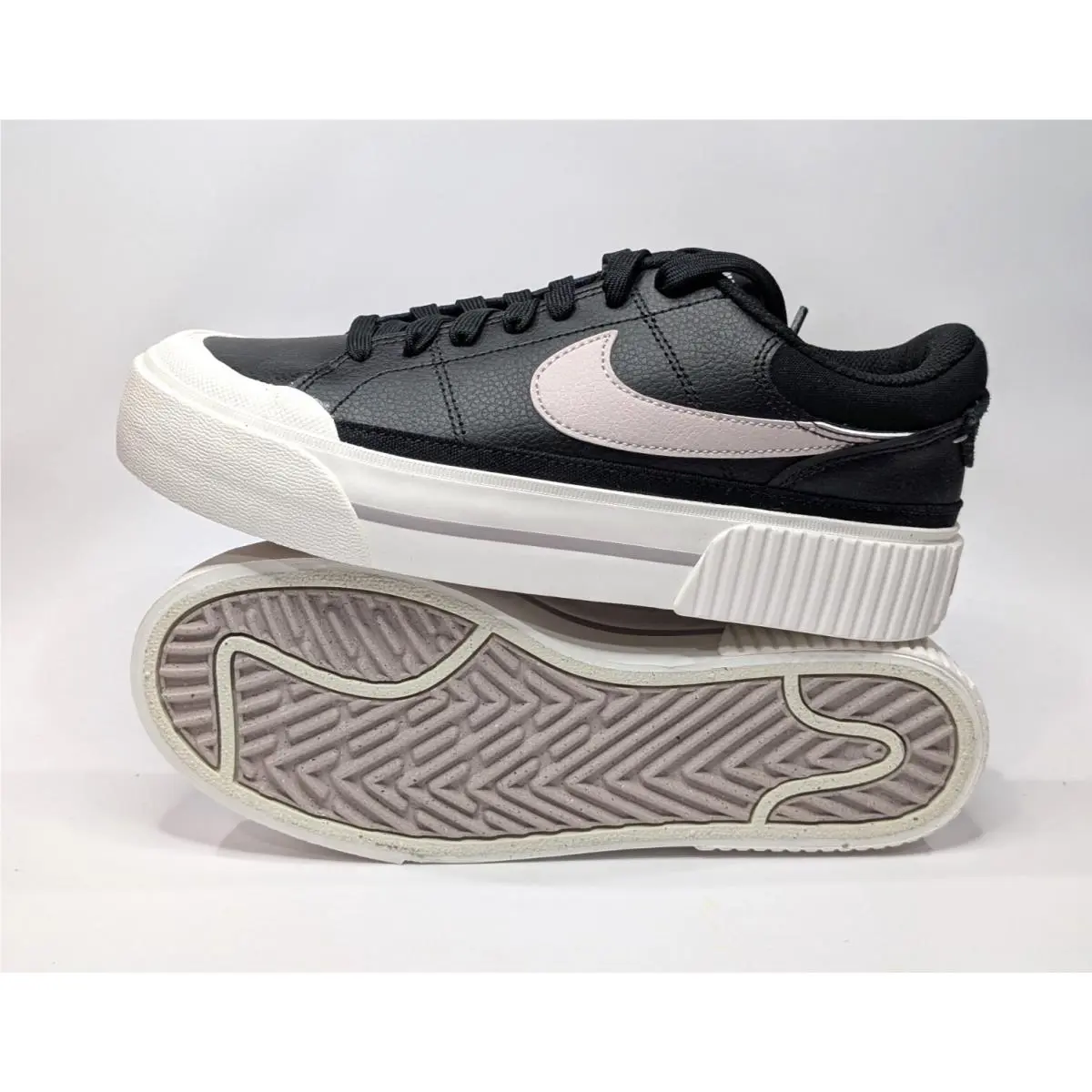 Nike shoes - Nike Court Legacy Lift - Court Legacy Lift - DM7590-002 - Black/Platinum Violet 2