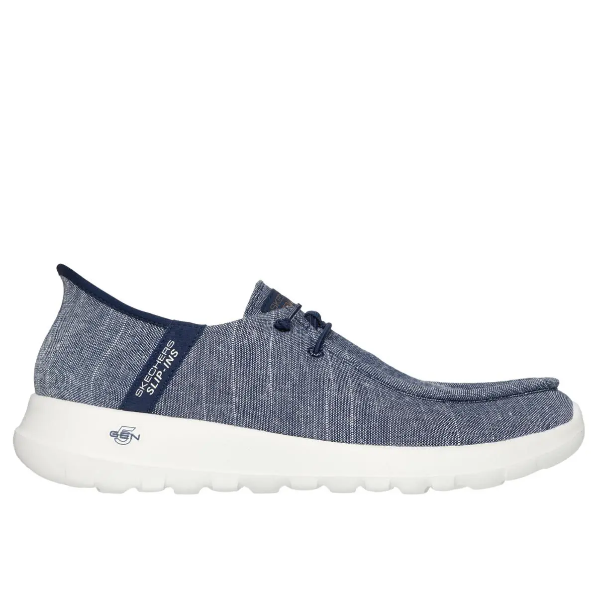 Skechers Go Walk Max-with Ease Navy Slip-ins Sneaker Men`s Sizes 7-14/NEW - Blue