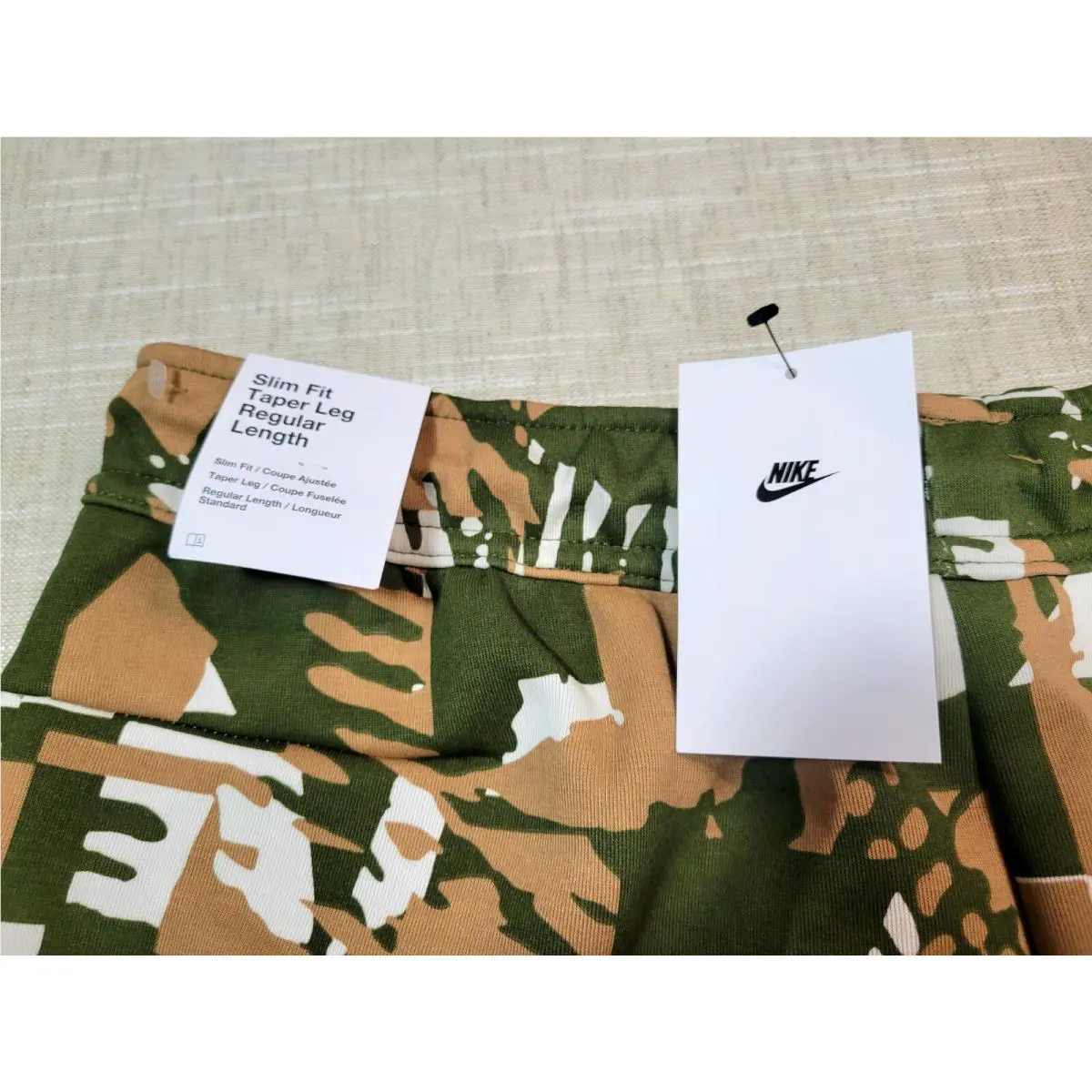 Nike clothing - Nike NSW Tech Fleece - NSW Tech Fleece - DM6472-072 - Green Brown Camouflage 6