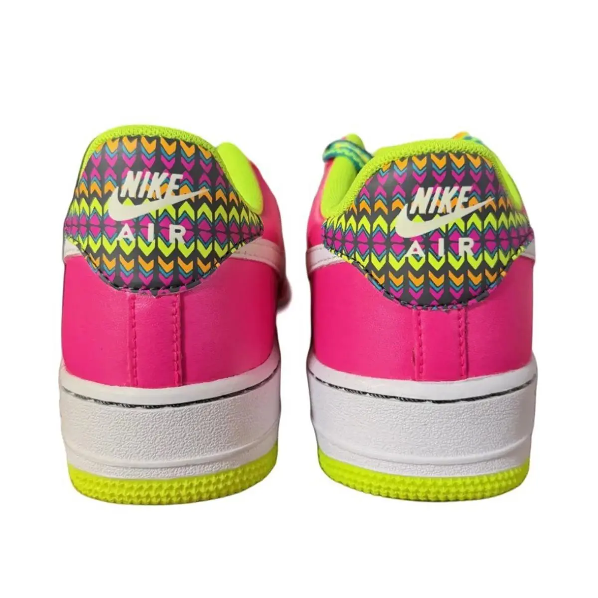 Nike shoes - Nike Air Force 1 - Air Force - CW5761 600 - Pink Blast/White-Volt-Oracle Aqua 2