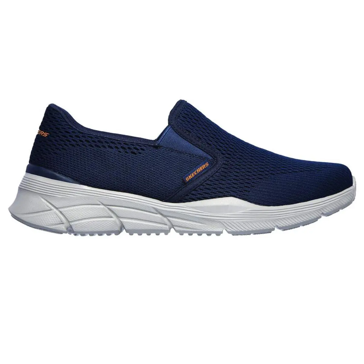 Skechers Men`s 232016 Relaxed Fit Equalizer 4.0 Triple Play Slip-on Casual Shoes - Navy/Orange