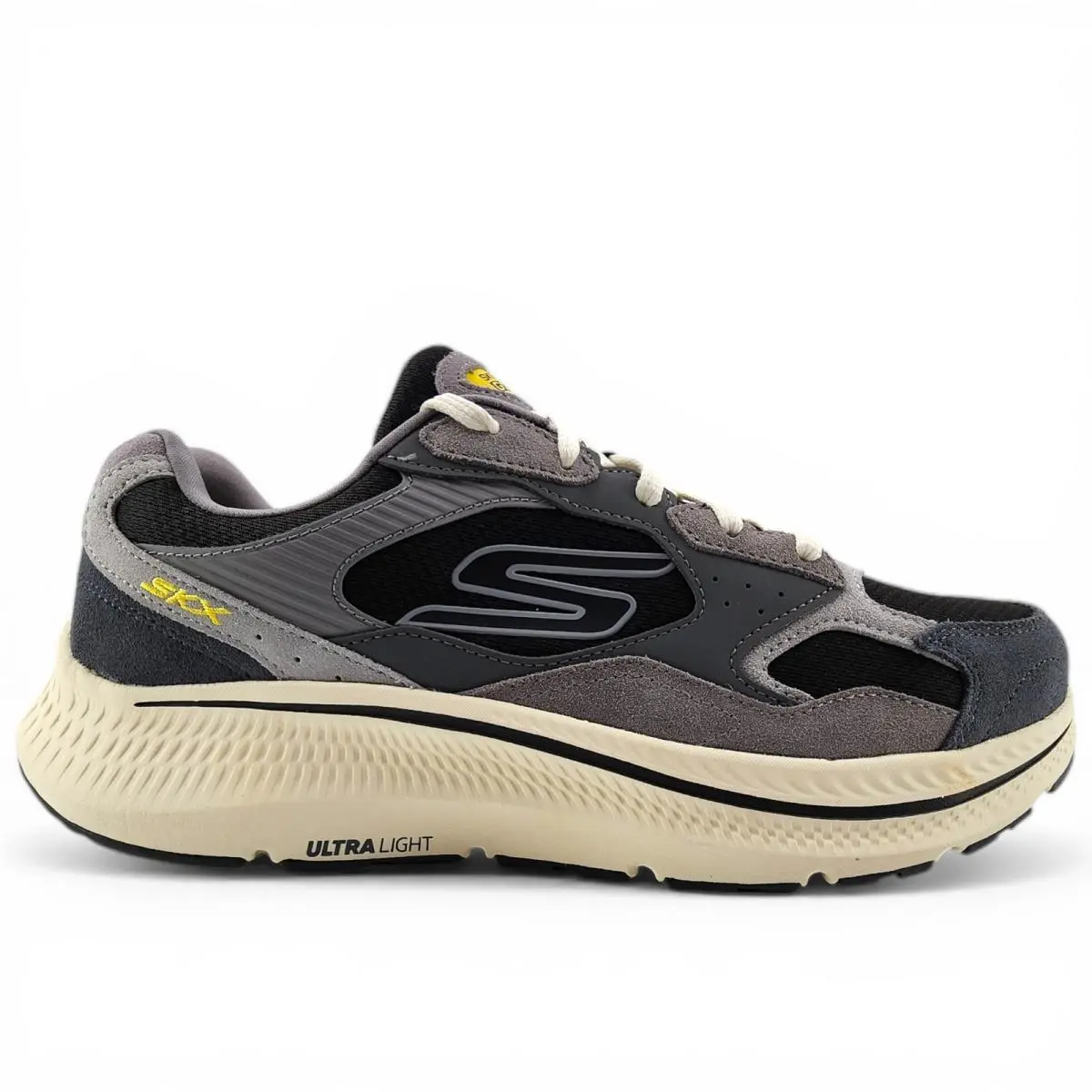 Skechers Go Run Consistent 2.0 Retro Runner V1 Mens Size 11.5 Charcoal Black