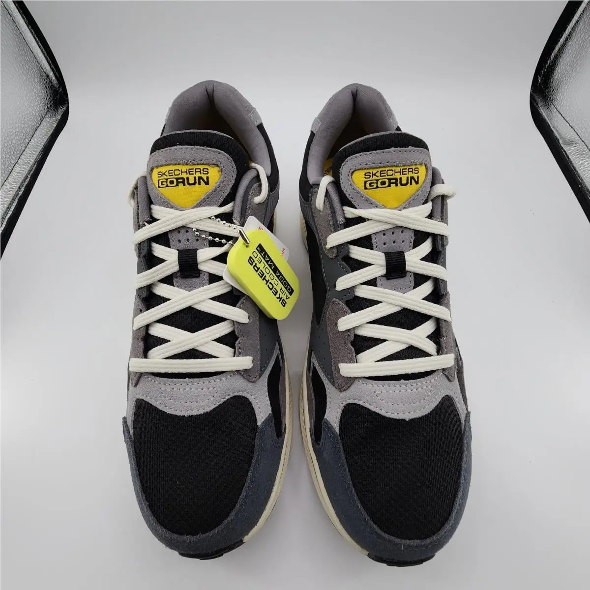 Skechers shoes - Skechers Go Run Consistent 2.0 Retro Runner V1 - 220872/CCBK - Charcoal/Black 3
