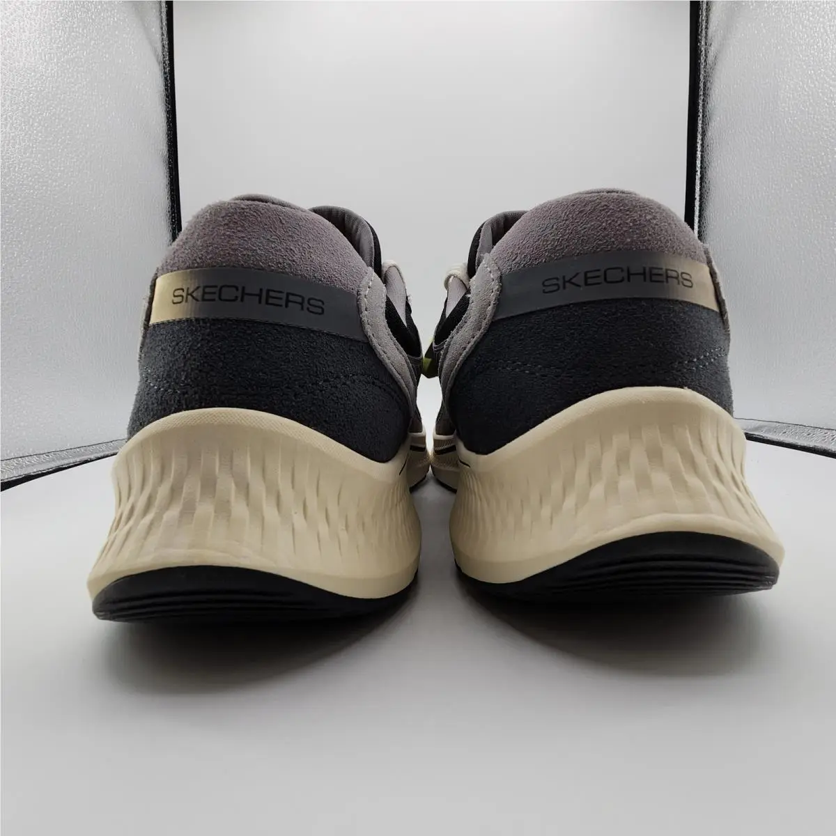 Skechers shoes - Skechers Go Run Consistent 2.0 Retro Runner V1 - 220872/CCBK - Charcoal/Black 4
