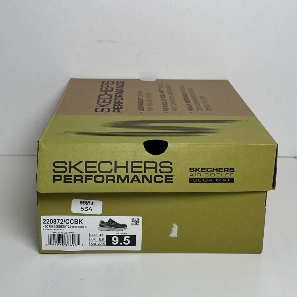 Skechers shoes - GO RUN CONSISTENT 2.0 - RUN CONSISTENT - 220872-CCBK - Gray 7