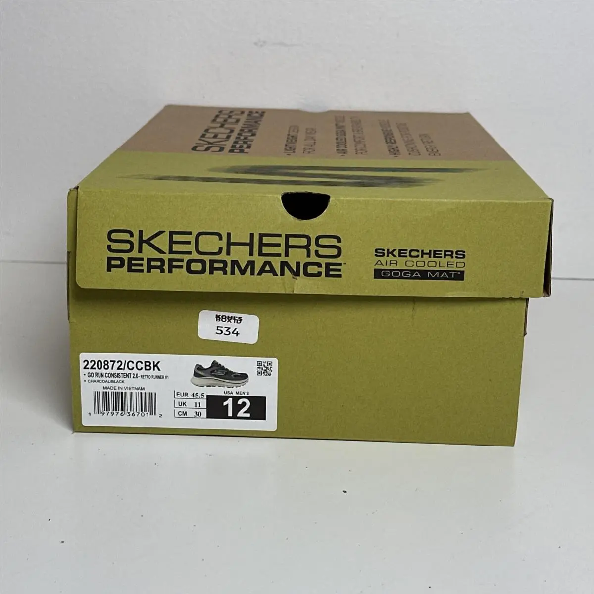 Skechers shoes - GO RUN CONSISTENT 2.0 - RUN CONSISTENT - 220872-CCBK - Gray 8