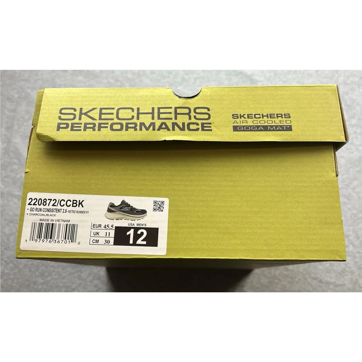 Skechers shoes - GO RUN CONSISTENT 2.0 - RUN CONSISTENT - 220872-CCBK - Black 4