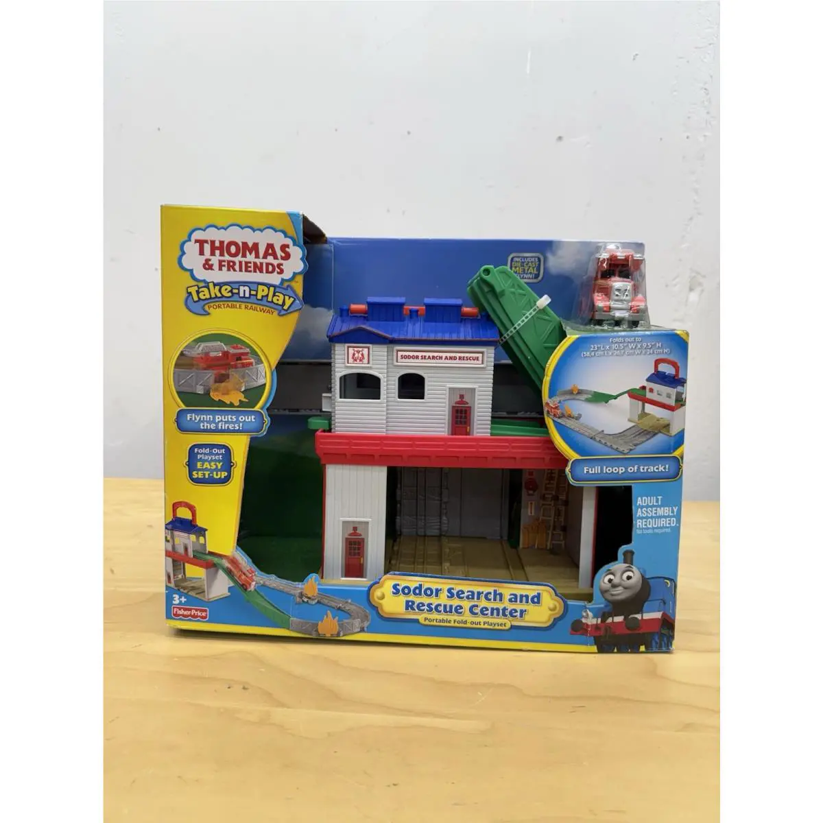 Thomas The Tank Engine Train Sodor Search Rescue Center Rare Nrfb