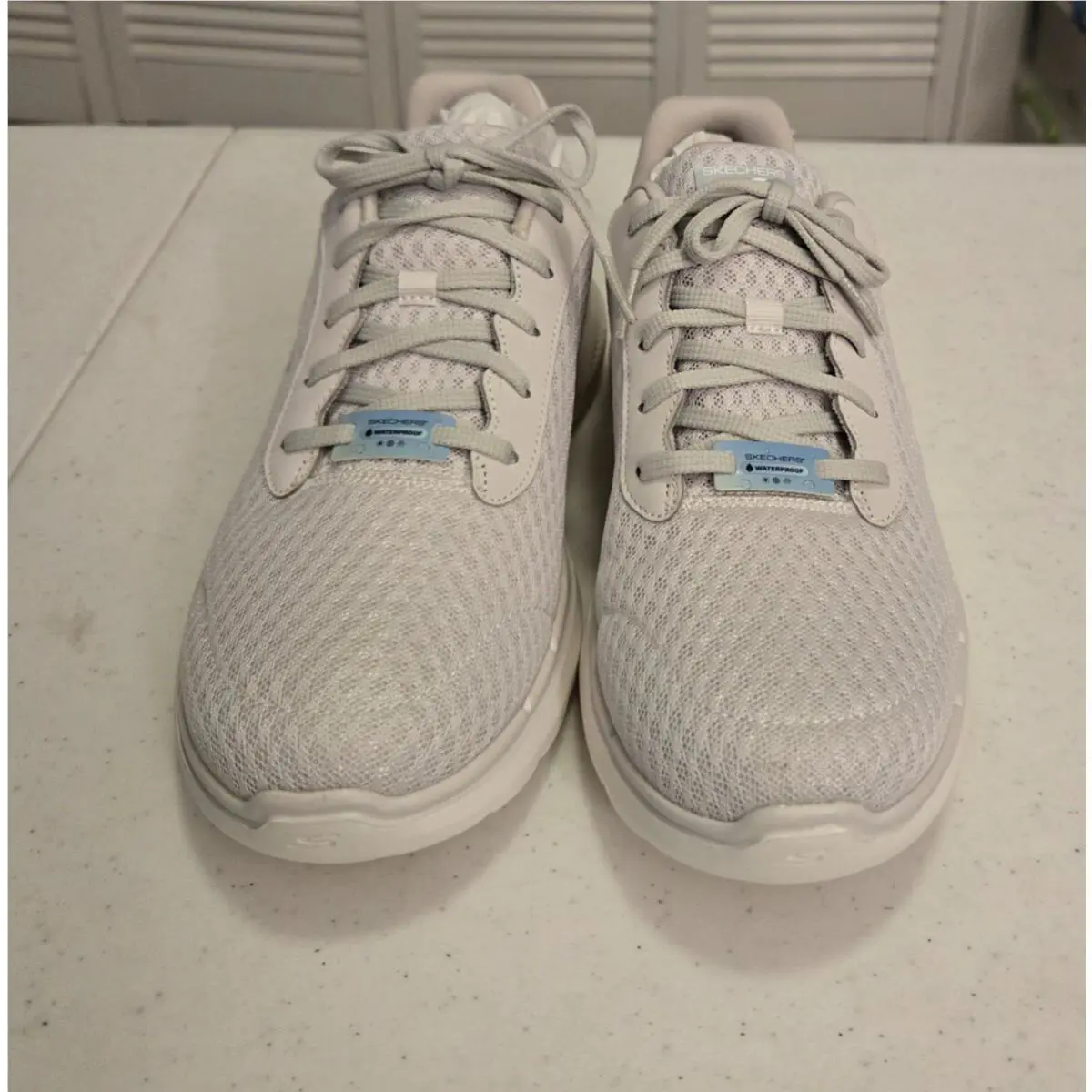 Skechers shoes - Go Walk 6- Venecia - Walk Venecia - 124549 LGPK - Lt Gray Pink (UPC: 195969508916) 4