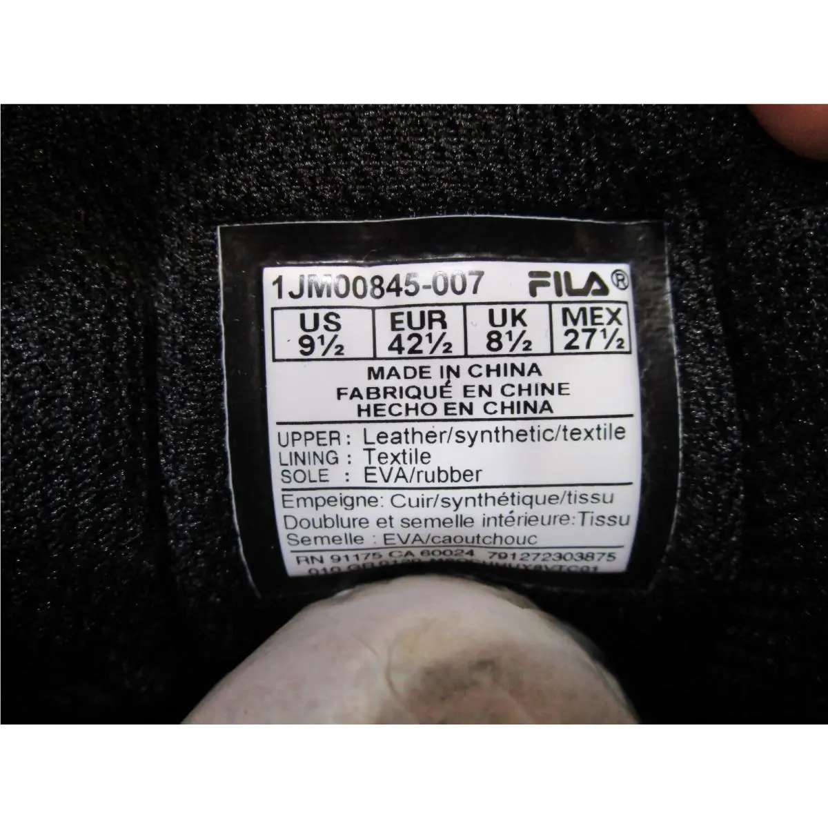 Fila shoes - FILA Oakmont Tr - Oakmont - 1JM00845-007 - Black 4