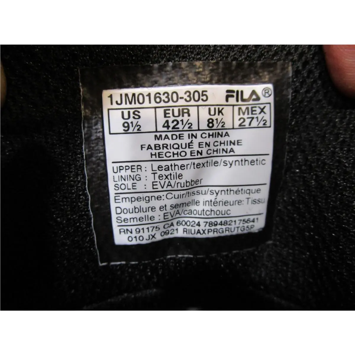 Fila shoes Oakmont - Olive/Black/Orange 4