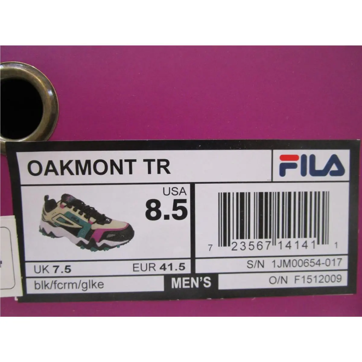 Fila shoes - FILA Oakmont Tr - Oakmont - 1JM00654-017 - Black/Multicolor 5