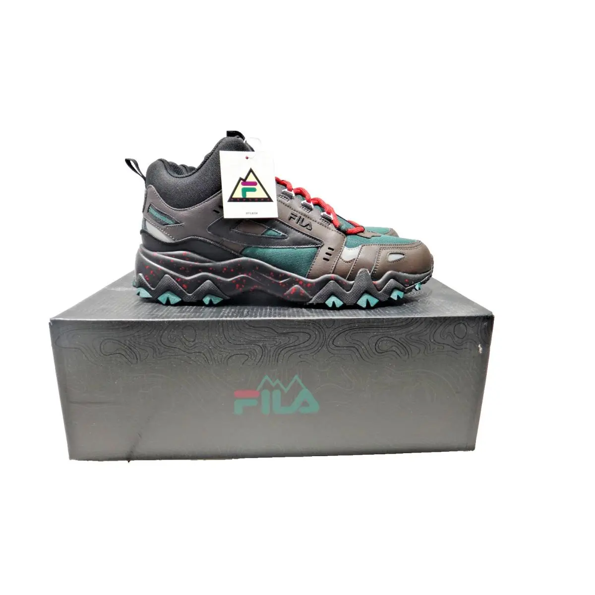 Fila Oakmont TR Mid Men`s Size 11.5 Ponderosa Black 1JM01276-362