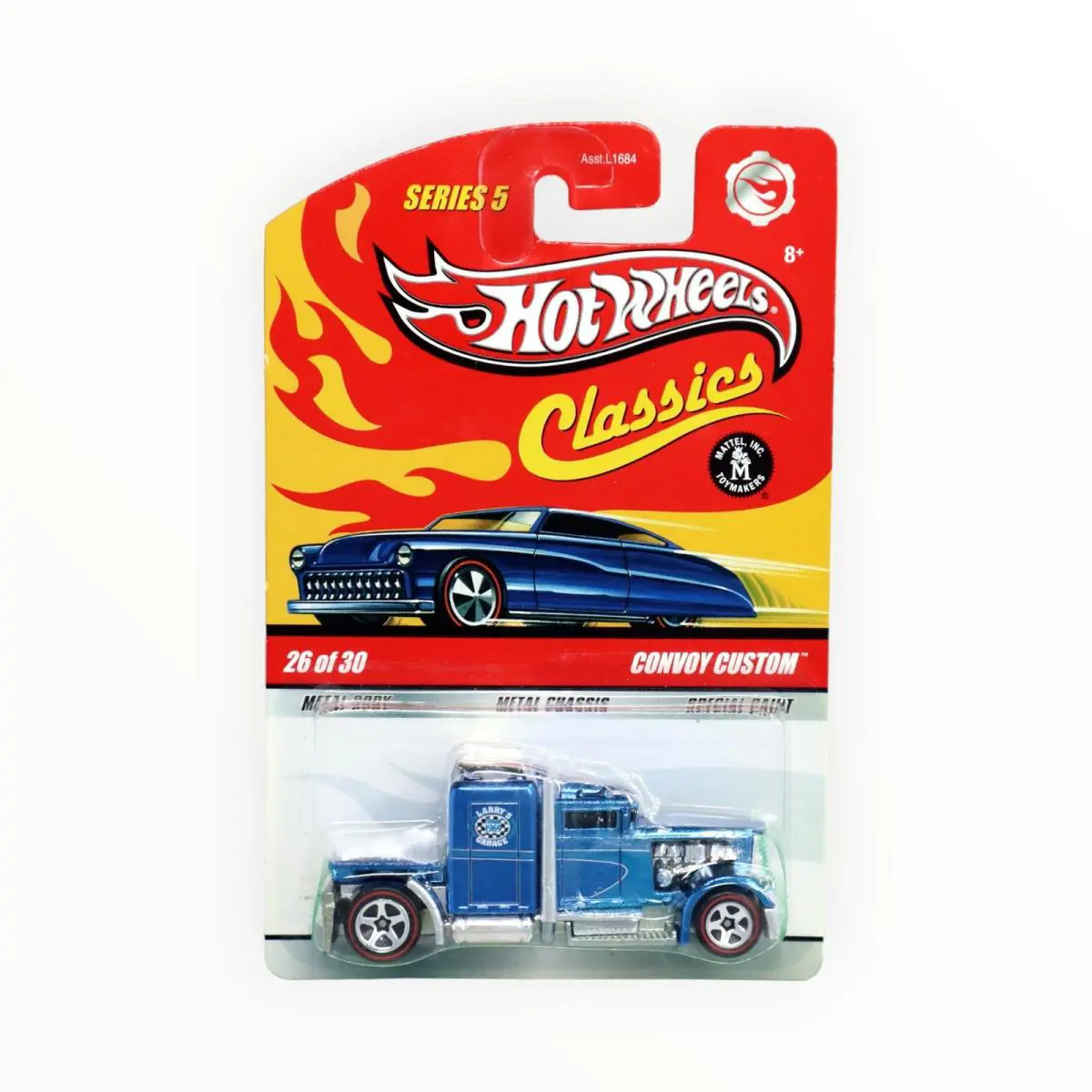 Hot Wheels Convoy Custom 26 - Blue - 2009 Hot Wheels Classics A