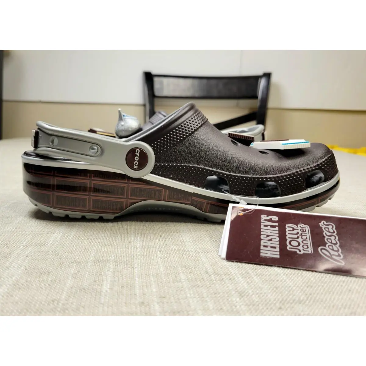 Crocs shoes - CROCS Hershey `s - Hershey - Brown Silver 4