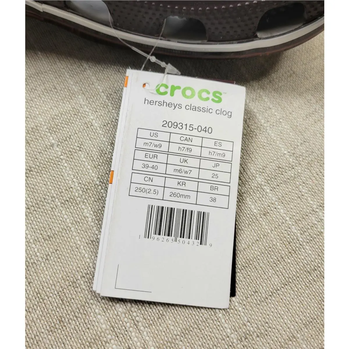 Crocs shoes - CROCS Hershey `s - Hershey - Brown Silver 12