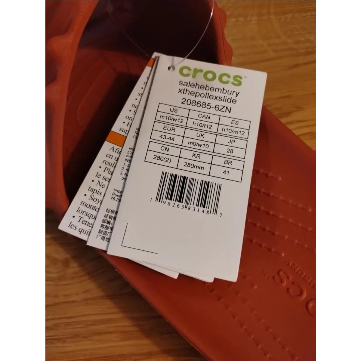 Crocs shoes - Classic - Classic - Red (UPC: 196265831487) 6
