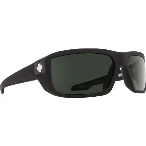 Spy Mccoy Polarized Sunglasses Unisex Soft Matte Black-Gray Green by SPY Optics