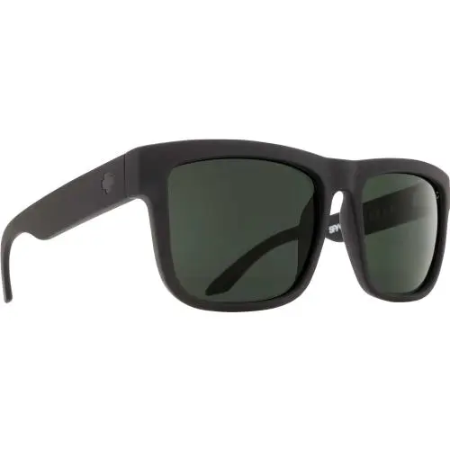 Spy Discord Polarized Sunglasses Unisex - Frame: Soft Matte Black, Lens: Gray Green