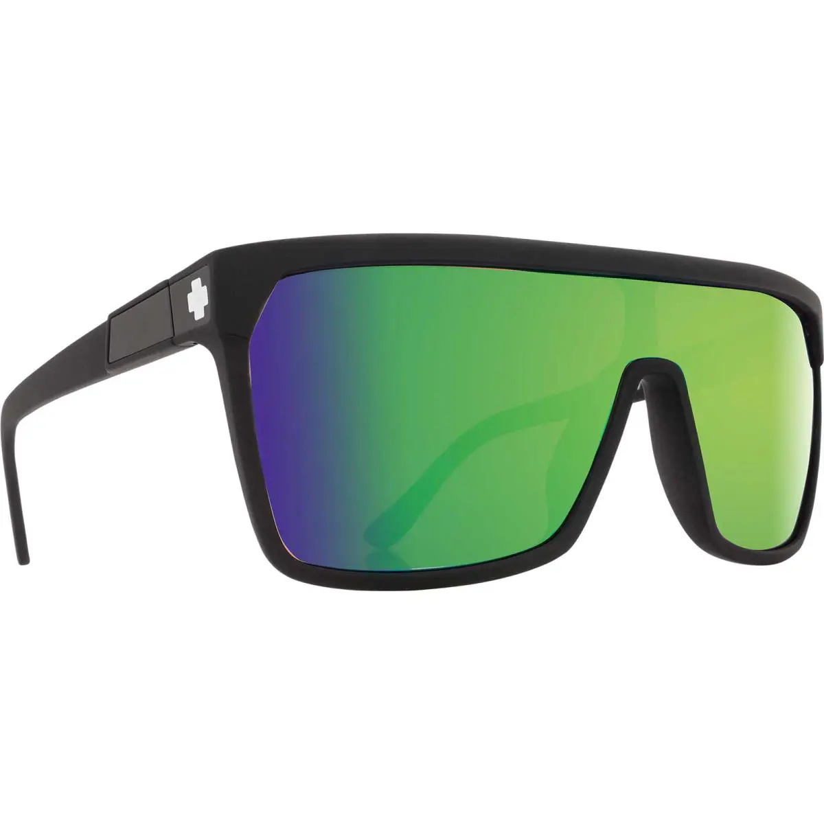 Spy Flynn Sunglasses Unisex Matte Black-Bronze/Green Spectra by SPY Optics