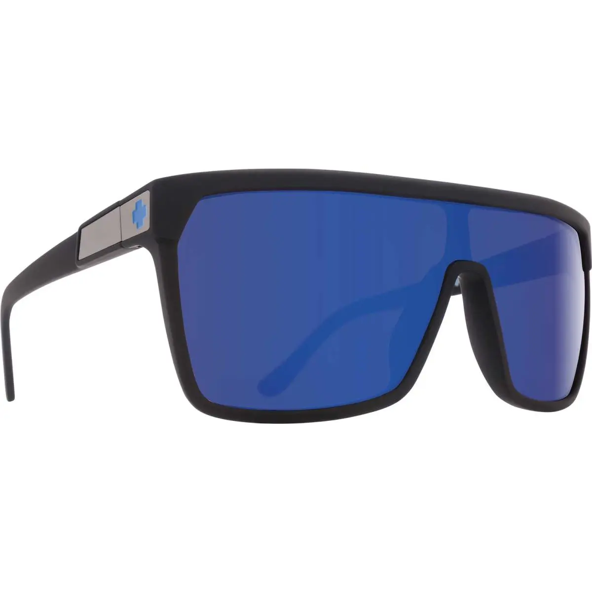 Spy Flynn Sunglasses Unisex Soft Matte Black-Bronze/Dark Blue Spectra by SPY Optics