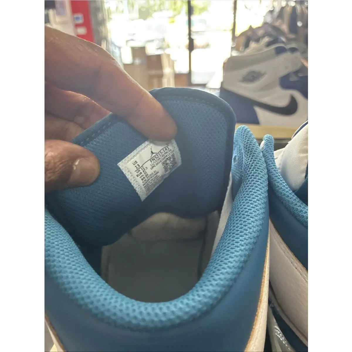 Nike shoes - Air Jordan 1 Mid SE - FN5215-141 - Blue 15