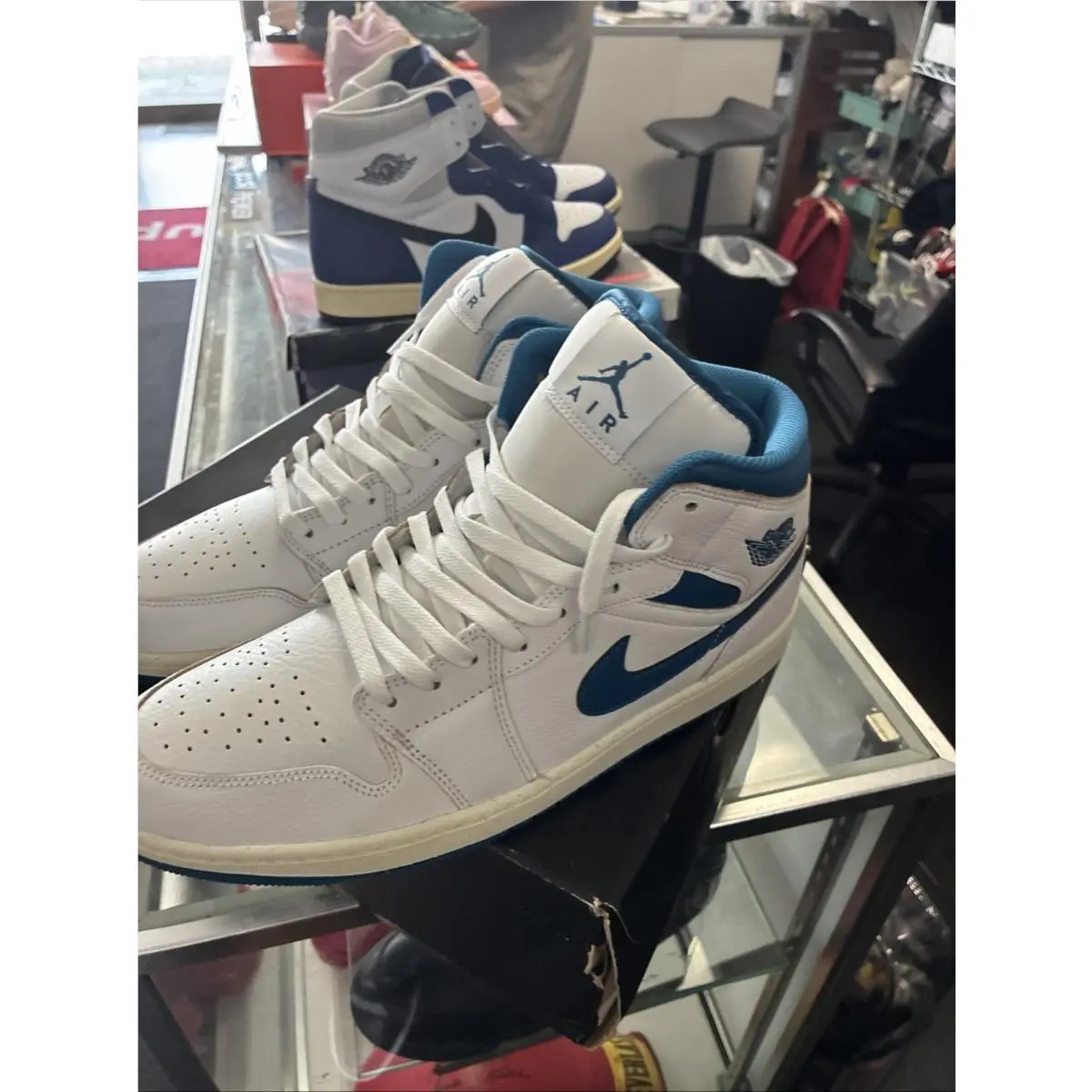 Nike shoes - Air Jordan 1 Mid SE - FN5215-141 - Blue 20