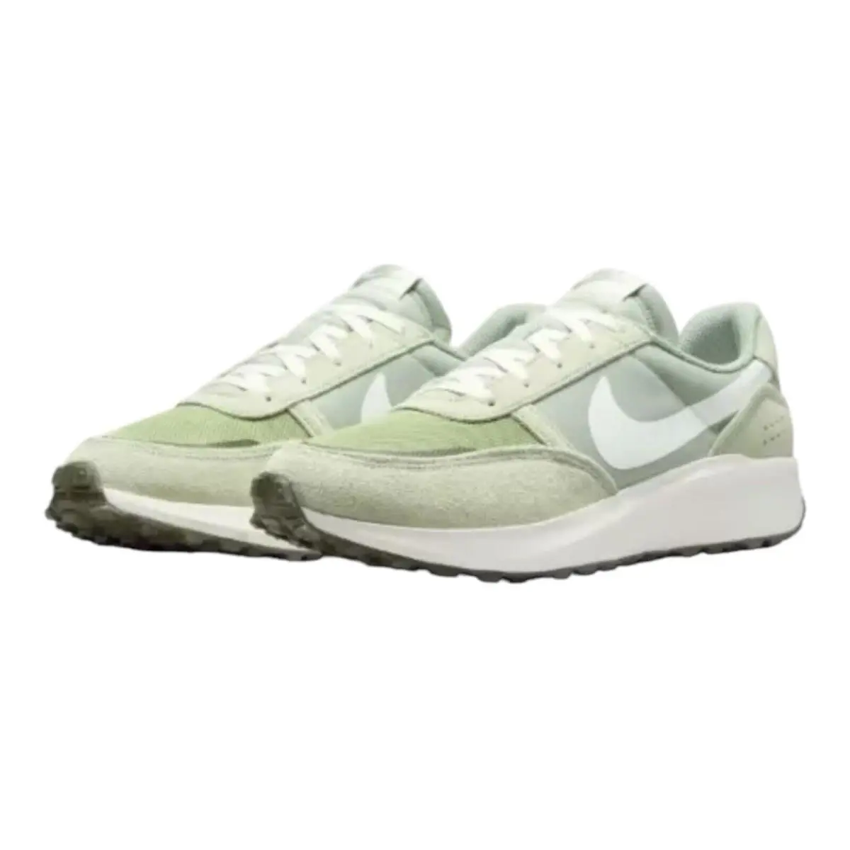 Nike Men`s Sneakers Waffle Nav Jade Horizon Green FJ4195-300 Running Size 10 - Jade Horizon Sail-Oil Green