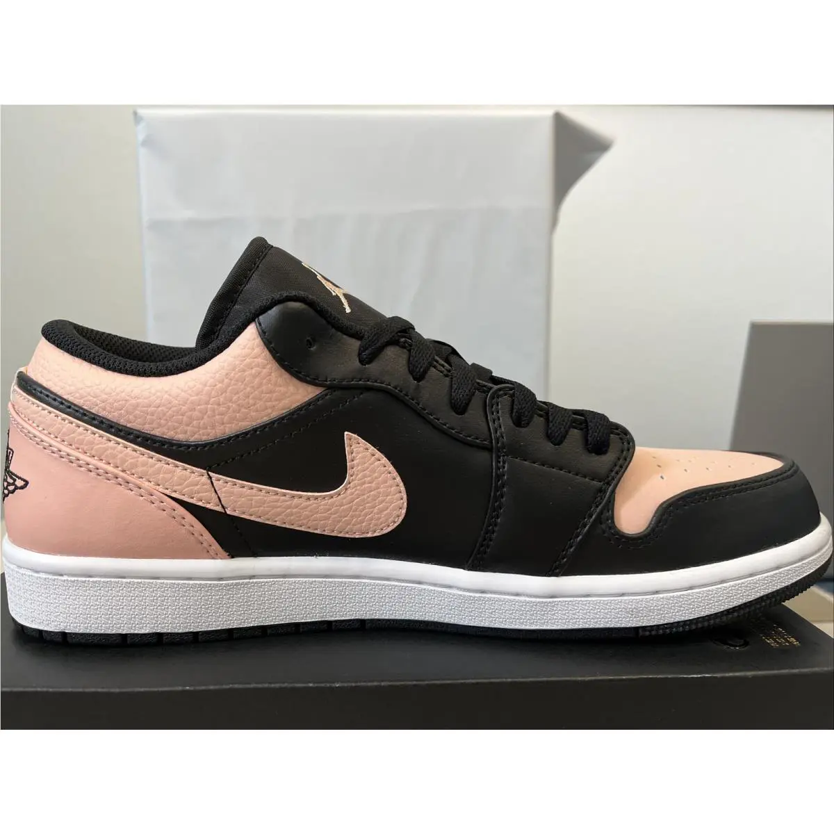 Nike shoes - Air Jordan 1 Low - Air Low - 553558-034 - Black/ Arctic Orange-White 1
