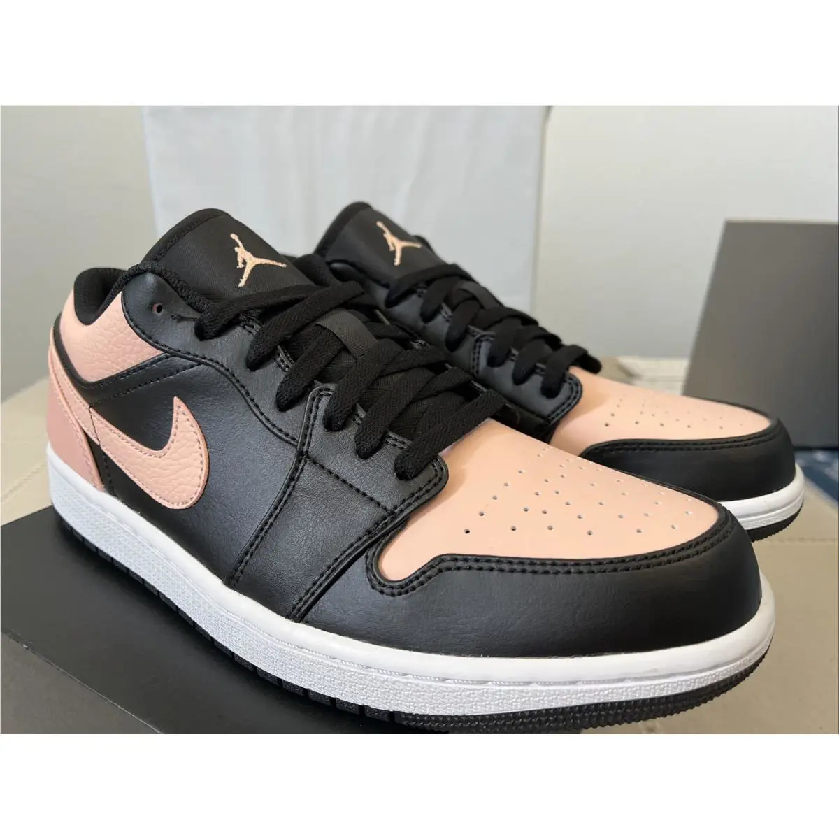 Nike shoes - Air Jordan 1 Low - Air Low - 553558-034 - Black/ Arctic Orange-White 4