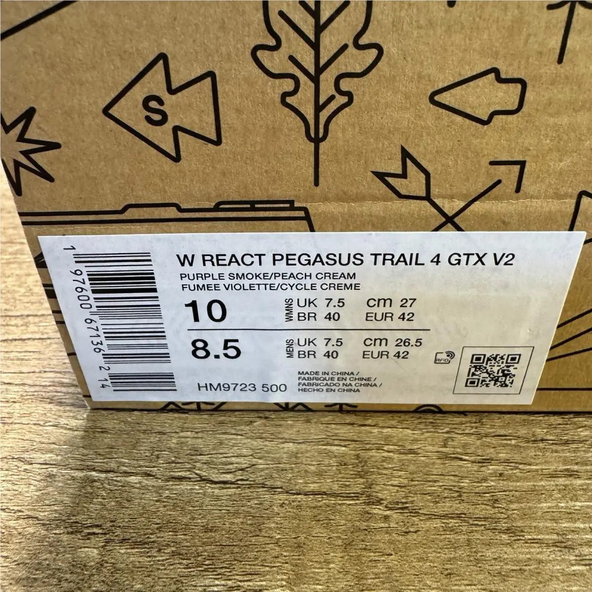 Nike shoes - Nike React Pegasus Trail 4 - HM9723-500 - Multicolor (UPC: 197600705289) 0