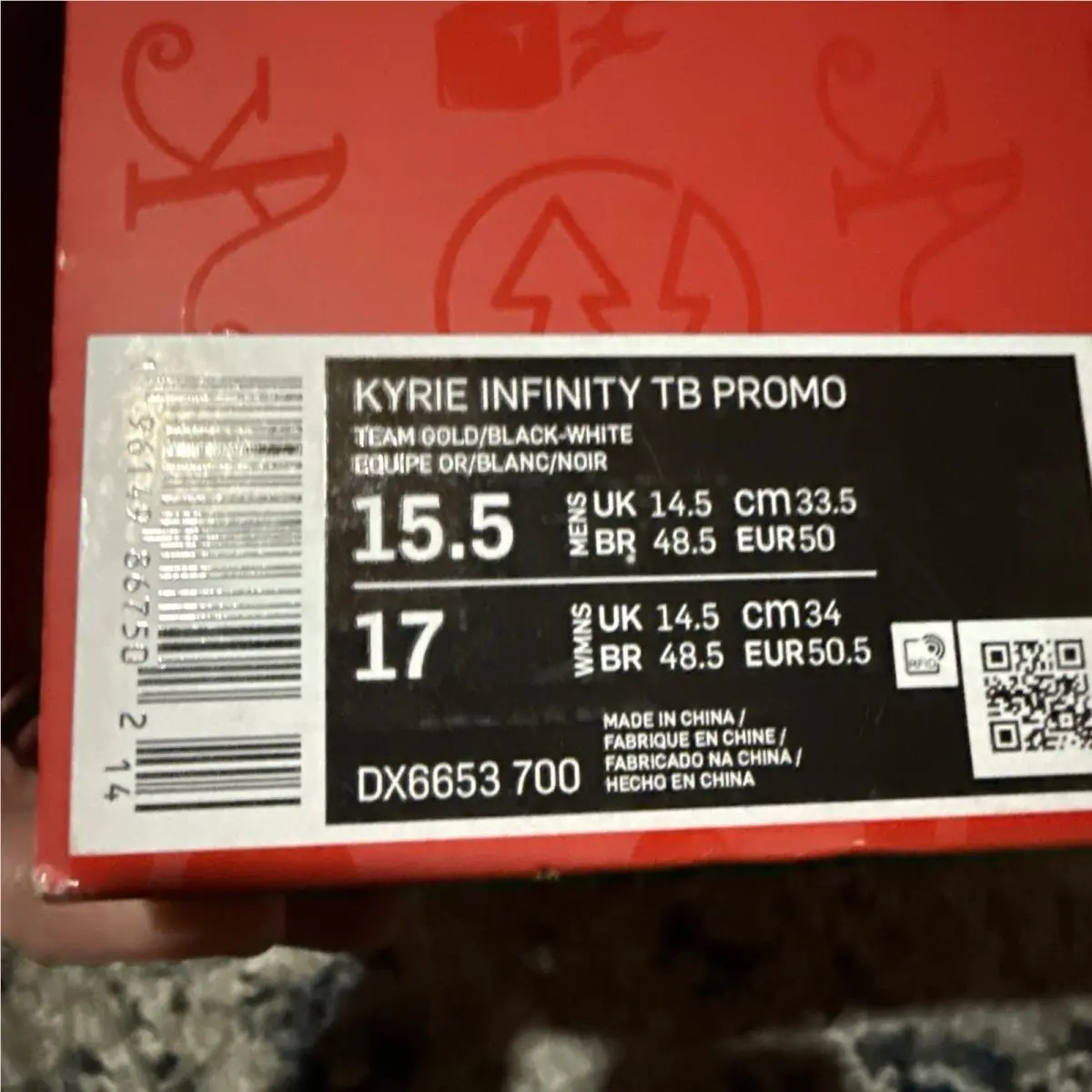 Nike shoes - Nike Kyrie Infinity - Kyrie Infinity - PROMO - Black 1