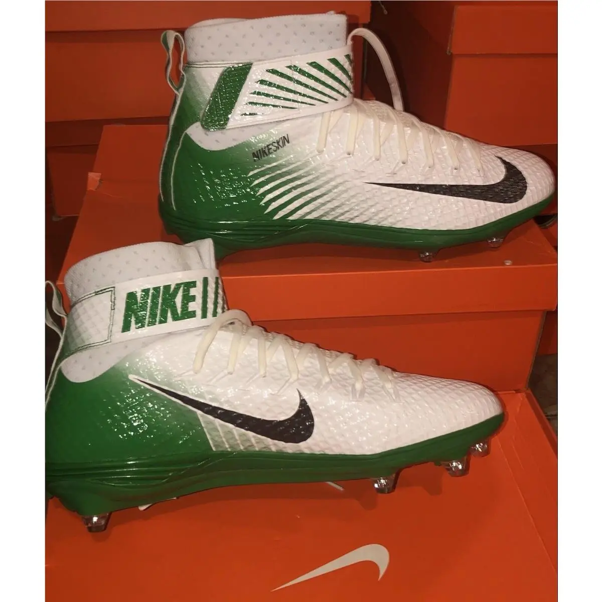 Nike Promo Force Savage Elite 2 Shark Oregon Ducks PE Size 15 Team Issued Cleats