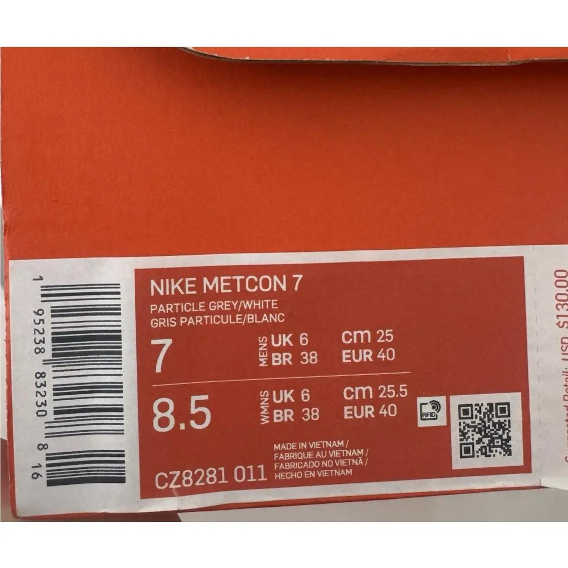 Nike shoes - Nike Metcon 7 - Metcon - CZ8281-011 - Gray 5