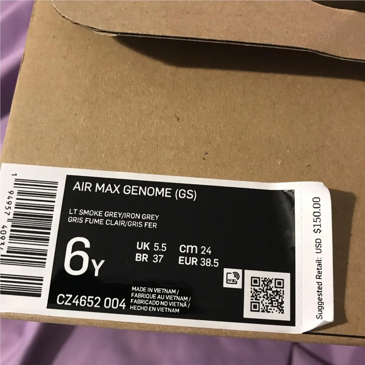 Nike shoes - Nike Air Max Genome - Air Max Genome - CW1648-004 - Gray 5