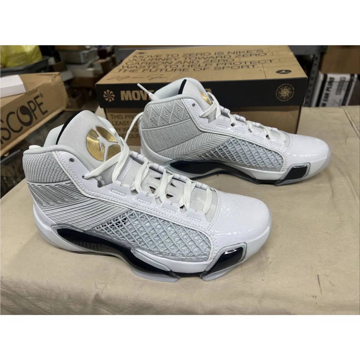 Nike shoes - Air Jordan 38 - Air - FN7481-100 - White 4